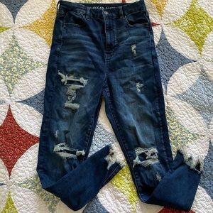 High rise jeans